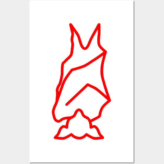 Bat Boys Logo - Red Wall Art by Bat Boys Comedy